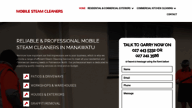 What Mobilesteamcleaners.net.nz website looked like in 2020 (3 years ago)