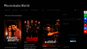 What Moviesbaba.kim website looked like in 2020 (3 years ago)
