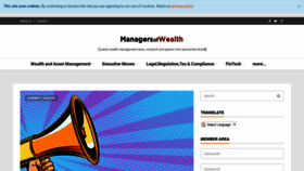 What Managersofwealth.com website looked like in 2020 (3 years ago)