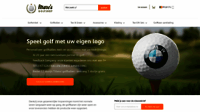 What Marcs-golfshop.be website looked like in 2020 (3 years ago)