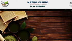 What Metroclinicbangalore.com website looked like in 2020 (3 years ago)