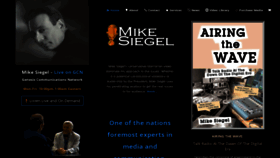 What Mikesiegel.com website looked like in 2020 (3 years ago)
