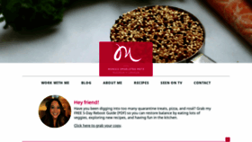 What Monicametz.com website looked like in 2020 (3 years ago)