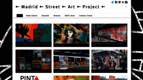 What Madridstreetartproject.com website looked like in 2020 (4 years ago)