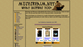 What Musesrealm.net website looked like in 2020 (3 years ago)