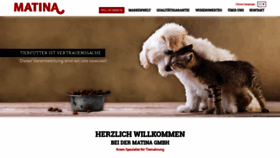 What Matina-gmbh.de website looked like in 2020 (3 years ago)