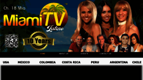 What Miamitvlife.com website looked like in 2020 (3 years ago)