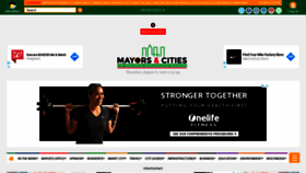 What Mayorsandcities.com website looked like in 2020 (3 years ago)