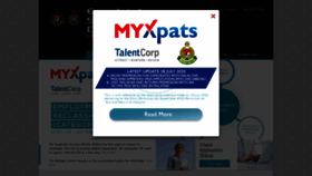 What Myxpats.com.my website looked like in 2020 (3 years ago)