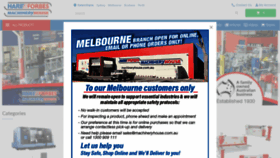 What Machineryhouse.com.au website looked like in 2020 (3 years ago)