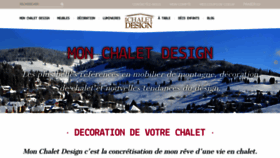 What Monchaletdesign.com website looked like in 2020 (3 years ago)