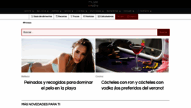 What Mujerdeelite.com website looked like in 2020 (3 years ago)