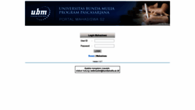 What Magister.ubm.ac.id website looked like in 2020 (3 years ago)