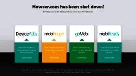 What Mowser.com website looked like in 2020 (4 years ago)