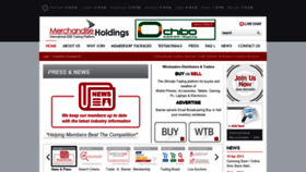 What Merchandiseholdings.com website looked like in 2020 (3 years ago)