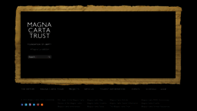 What Magnacarta800th.com website looked like in 2020 (3 years ago)