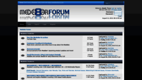 What Mede8erforum.com website looked like in 2020 (3 years ago)