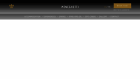 What Meneghetti.hr website looked like in 2020 (3 years ago)