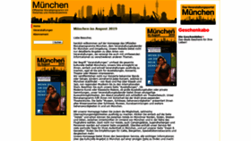 What Monatsprogramm-muenchen.de website looked like in 2020 (3 years ago)
