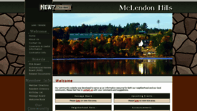 What Mclendonhillspoa.com website looked like in 2020 (3 years ago)