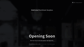 What Mattressfurnituresurplus.com website looked like in 2020 (3 years ago)