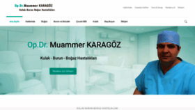 What Muammerkaragoz.com website looked like in 2020 (3 years ago)