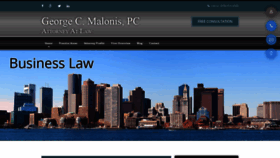 What Malonislawoffice.com website looked like in 2020 (3 years ago)