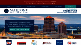What Martonelawfirm.com website looked like in 2020 (3 years ago)