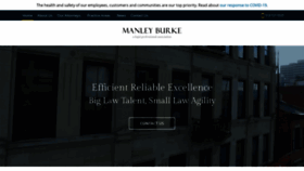What Manleyburke.com website looked like in 2020 (3 years ago)
