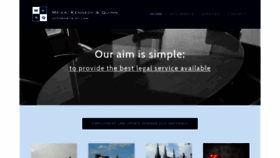 What Mkqlaw.com website looked like in 2020 (3 years ago)