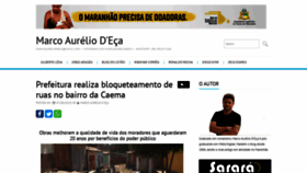 What Marcoaureliodeca.com.br website looked like in 2020 (3 years ago)