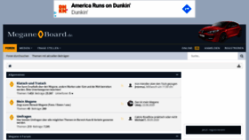 What Meganeboard.de website looked like in 2020 (3 years ago)