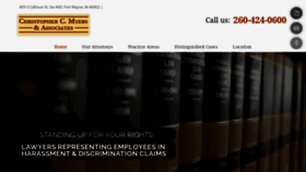 What Myers-law.com website looked like in 2020 (3 years ago)