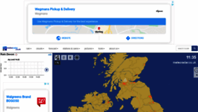 What Meteoradar.co.uk website looked like in 2020 (3 years ago)