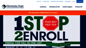 What Minnesota.edu website looked like in 2020 (3 years ago)
