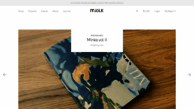 What Mjolk.ca website looked like in 2020 (3 years ago)