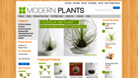 What Modernplants.com website looked like in 2020 (3 years ago)