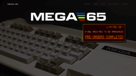 What Mega65.org website looked like in 2020 (3 years ago)