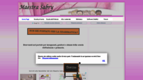 What Maestrasabry.it website looked like in 2020 (3 years ago)