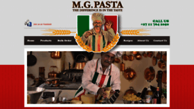 What Mgpasta.co.za website looked like in 2020 (3 years ago)