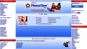 What Momsview.com website looked like in 2020 (3 years ago)