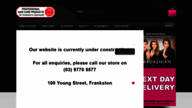 What Myprofessionalhaircare.com.au website looked like in 2020 (3 years ago)