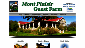 What Montplaisir.co.za website looked like in 2020 (3 years ago)