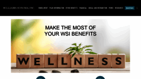 What Mywsibenefits.com website looked like in 2020 (3 years ago)