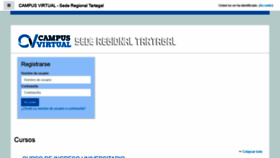 What Moodletar.unsa.edu.ar website looked like in 2020 (3 years ago)