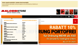 What Malossistore.de website looked like in 2020 (3 years ago)