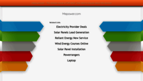 What Mepower.com website looked like in 2020 (3 years ago)