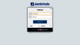 What Mail.jamkrindo.co.id website looked like in 2020 (3 years ago)