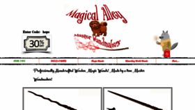 What Magicalalley.com website looked like in 2020 (3 years ago)