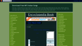 What Mp3indian.blogspot.com website looked like in 2020 (3 years ago)